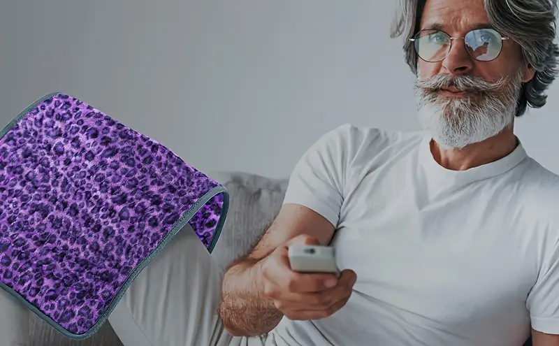 xl double sided heating pad with remote control electric back neck shoulder blanket adjustable heat settings auto shut off soft purple polyester ideal gift for men women mom dad adjustable heating pad quilted texture soft polyester Product details 7