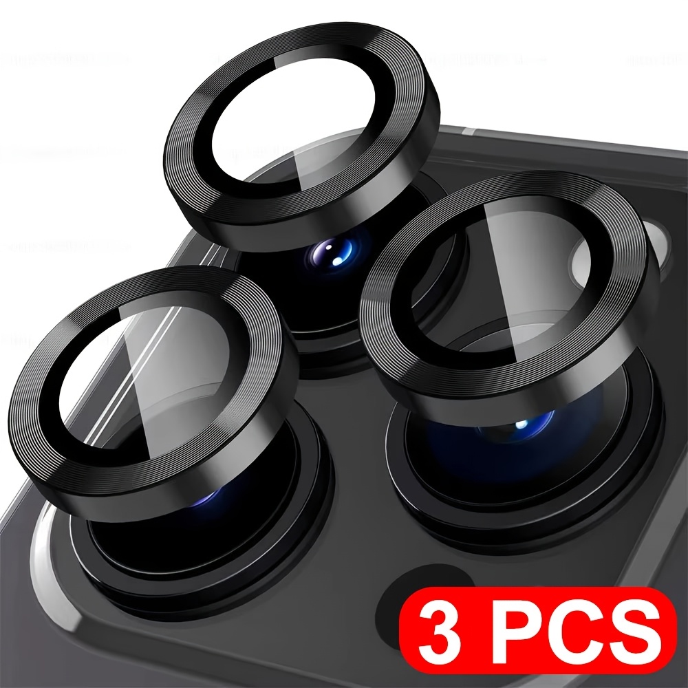 Metal Camera Lens Protector For Iphone 16 15 14 13 12 11 Pro Max 13 12 15 16 Plus Camera Glass For Iphone 11 12 13 Pro 13 12 Mini Aluminum Alloy Camera Lens Protector