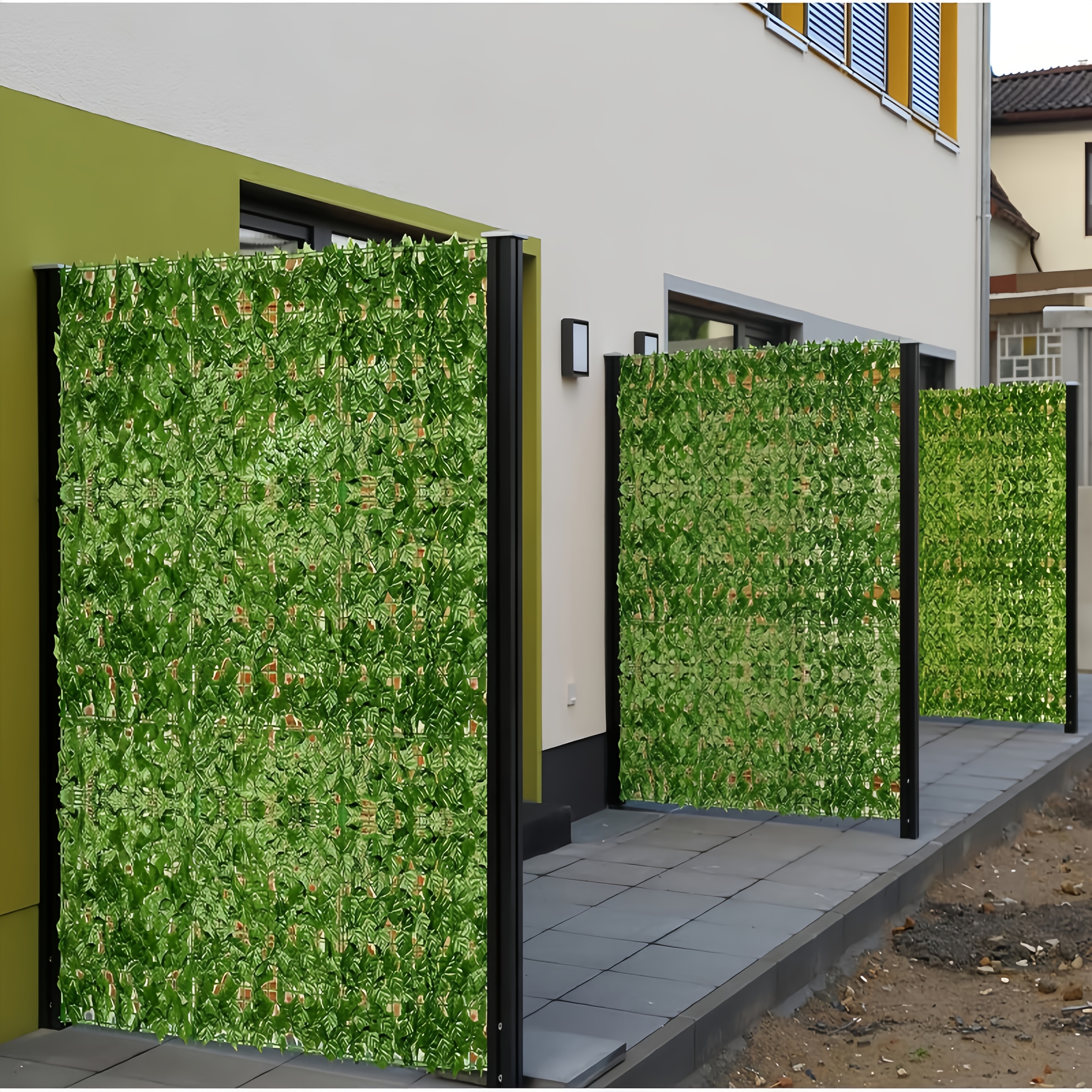 [UV-Resistant Fence] 6 Rolls Expandable Outdoor Artificial Vine Privacy Fence Panels | Durable Plastic, UV-Resistant, Easy to Hang, 236.2 Inches X 19.7 Inches, Natural Appearance, Perfect for Patios, Gardens, Balconies, Backyards, Thanksgiving, and Other Garden Privacy Solutions