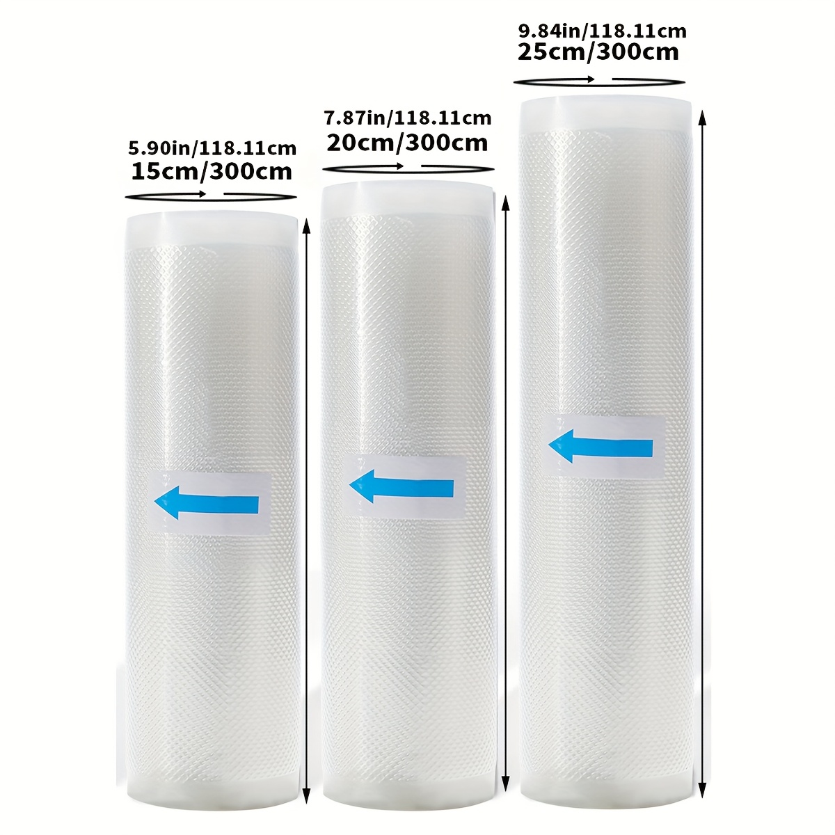 Image of 3pcs Vacuum Sealed Pockets, Combination Food Vacuum Sealed Pockets, Suitable For Leak Proof Design Of Fruits, Vegetables, And Meals, Ensuring Freshness, , Kitchen Accessories