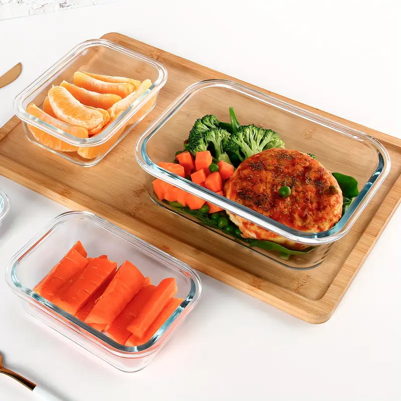24pcs set glass meal prep containers with removable silicone seals and bpa-free lids, , dishwasher/freezer safe, ideal for and food storage Product details 2