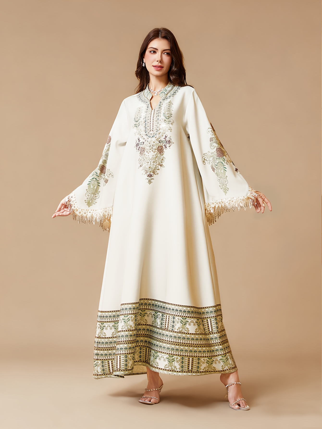 sachin and babi light blue dress Egyptian Style Dress: The Ultimate Guide to Finding the Perfect Long-Sleeve  Caftan for Evening Events main image 0
