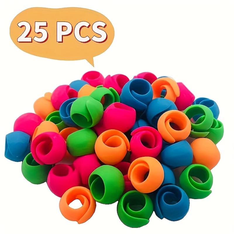 TEMU 25 Colorful Spill-proof Spool Clamps | Strong Clamping, , Easy-to-thread, Suitable For Sewing And Embroidery Machines, Ideal For Handmade And