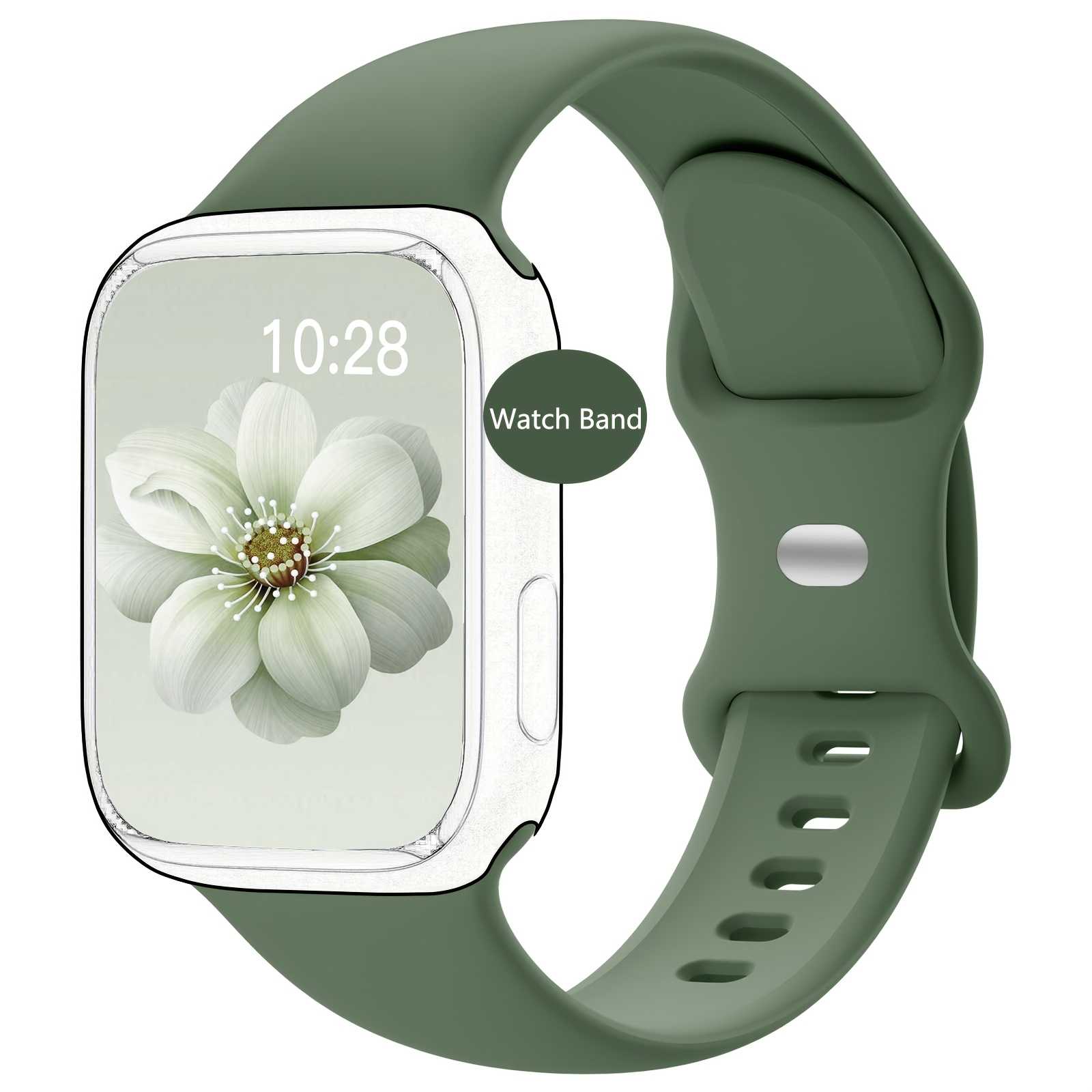 Image of Sport Bands Compatible With Watch Band Ultra 2/3/ultra 12/11/10/9/8/7/6/5/4/3/2/1 38mm 40mm 41mm 42mm 44mm 45mm 46mm 49mm For Women/men Replacement Strap