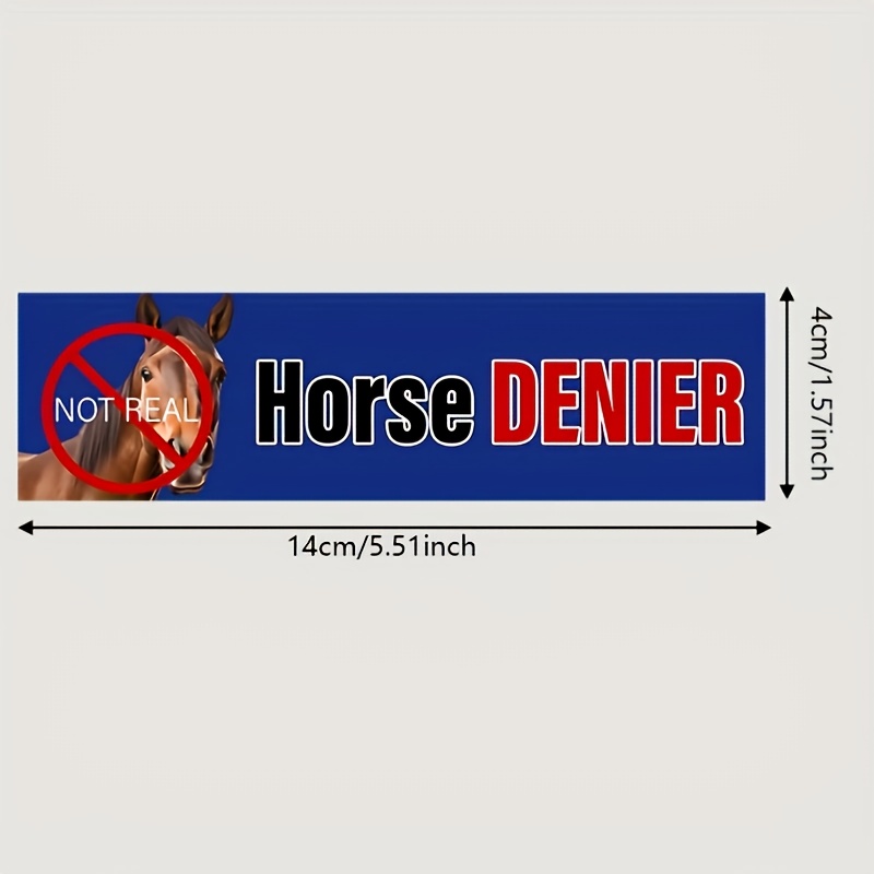 TEMU Horse Are Car Sticker - Funny Animal Vinyl Bumper Decal - Waterproof Sticker For Cars Trucks Laptops Phones And Windows