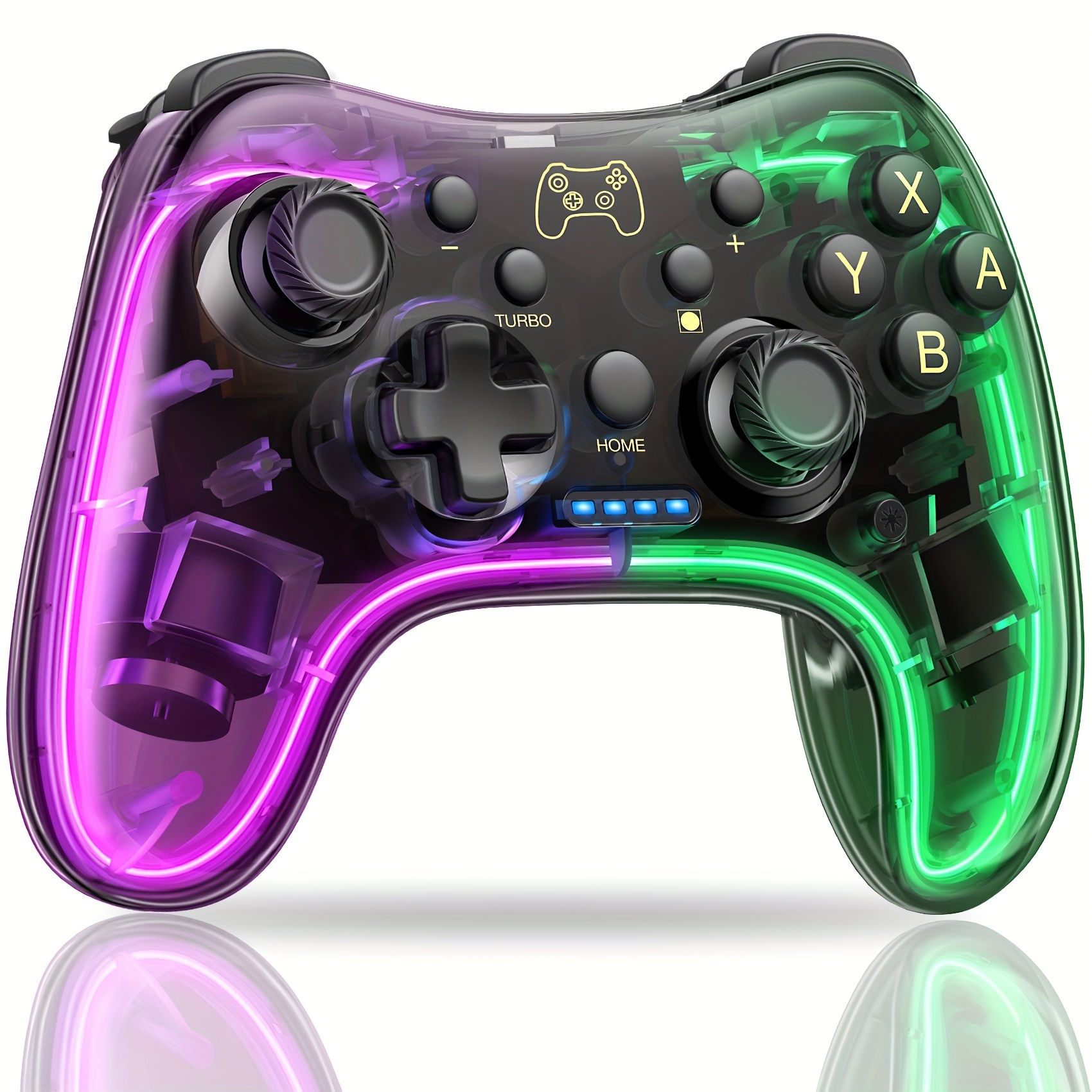 

Is Compatible With Switch/lite/oled And Pc//ios, And Comes With An Rgb Breathing Led, Supports Remote Applications With Turbo And Functions