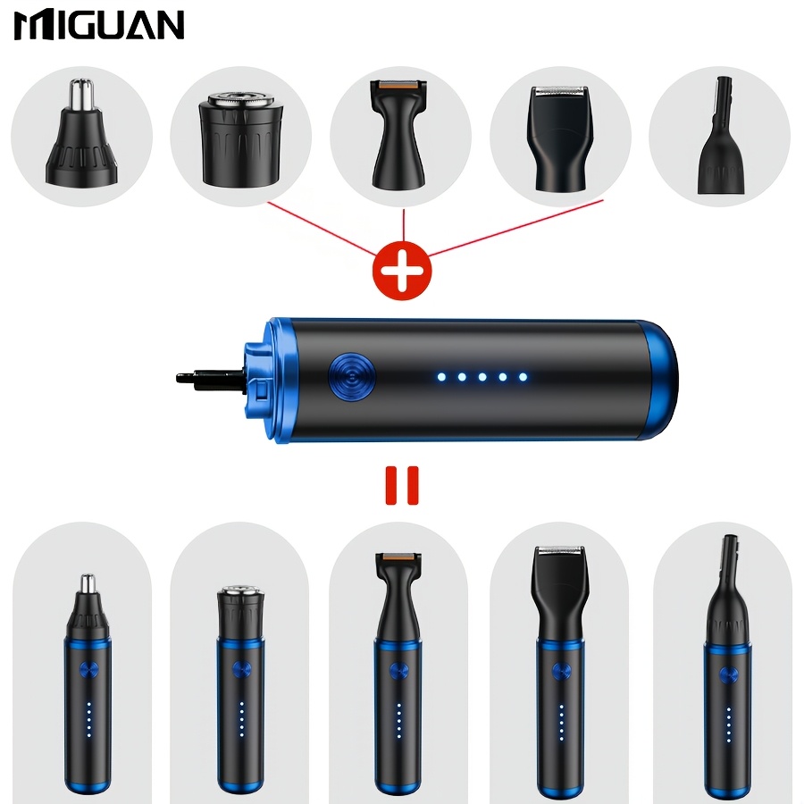 Multifunctional Men's Care Set with Razor, Trimmer & Knife