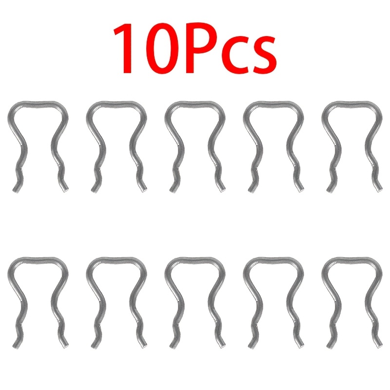 10pcs Solenoid Valve Common Rail Injection Clip Fuel Injectors Solenoid Valve Clip Common Rail Parts Injector Clip, Return Pipe Clamp