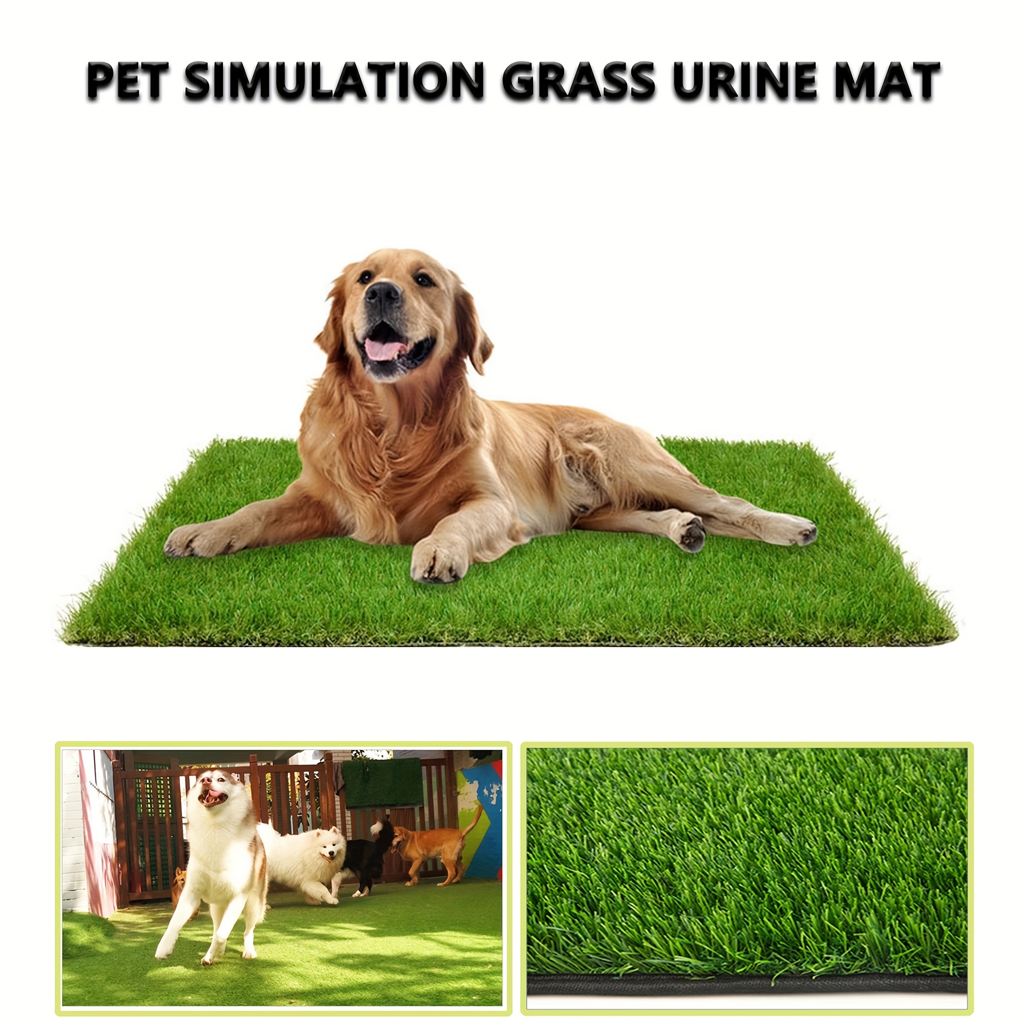 

Pet , Dog Toilet, Artificial Grass Mat, Dog Potty Training Pad, Realistic Grass Mat For Dogs, Non-electric Pet