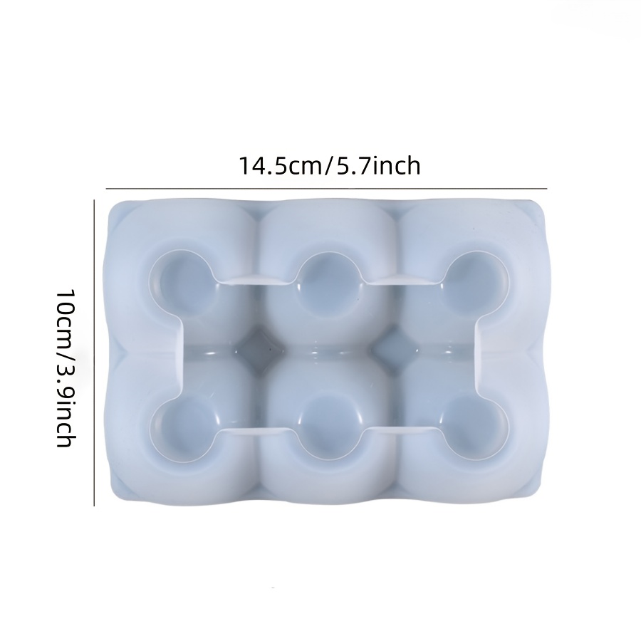 E-shop Tonform Kristall Epoxidform Kreative Eierkarton Eier Aufbewahrung Ornamente Silikonform 6-Fach Eierkarton Ton Silikonform, Tonform, Geeignet für