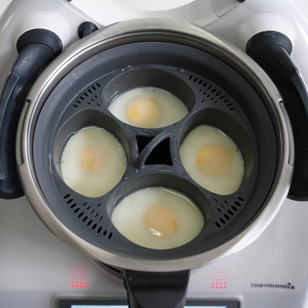   egg steamer kitchen gadget   four slot egg steamer home steamer for five poached eggs egg cooking bowl egg boiling pot details 9