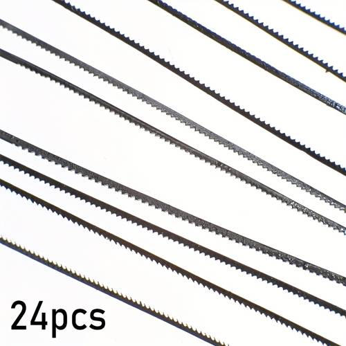 24 piezas/ hojas de para joyería, herramientas manuales de corte metálico y madera para artesanías