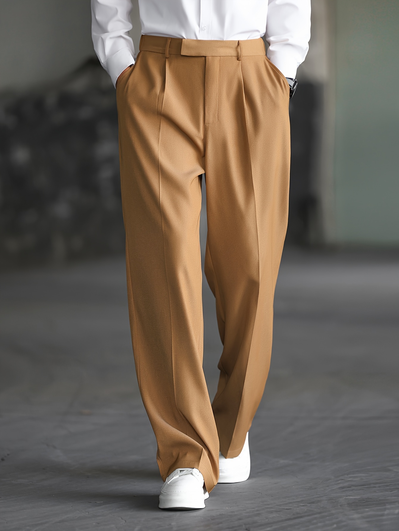 【2plan】Soft Semi-Wide Slacks Semi Wide Pants F26 - Korean Women's Fashion | LEWKIN