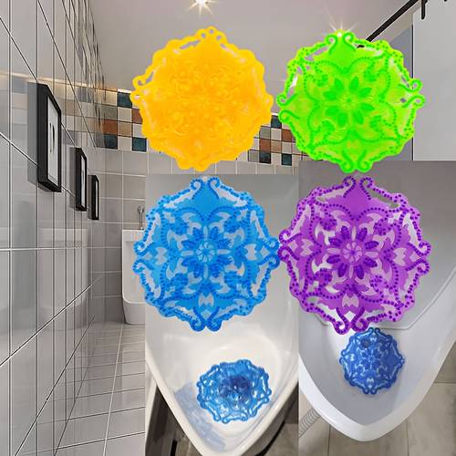 mens urinal anti clogging filter mats 2pcs 4pcs random colors splash proof filters mens urinal accessories