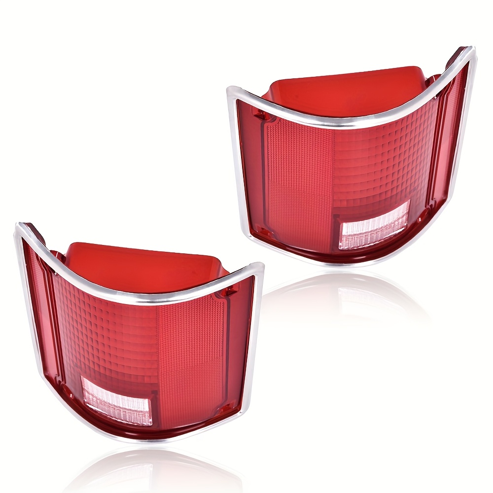 TEMU Tail Light Brake Lamp Driver & Passenger Side Fit For For Blazer C10 K10 75-86, Without Battery