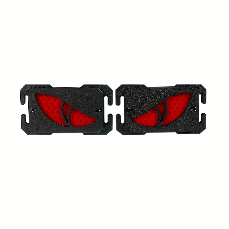 1 Pair Of Tactical Backpack Molle System Expansion Buckles, Outdoor Bag Decoration " Eyes" Luminous Reflective, Suitable For 2.5cm/1inch Webbing