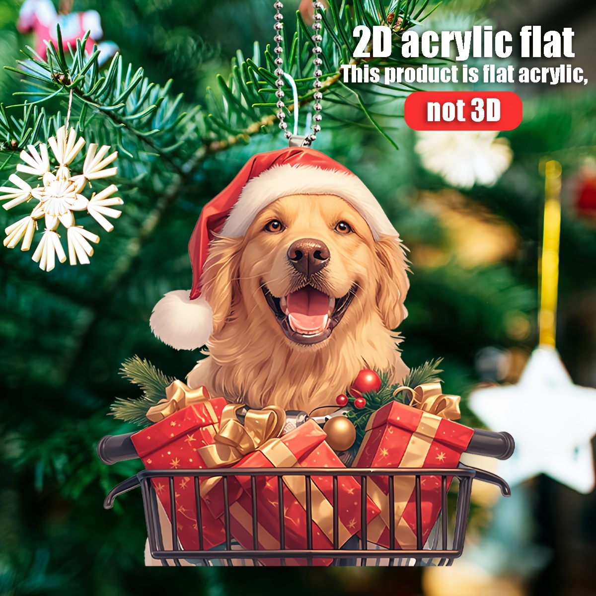 

Christmas Ornament - 2d Hanging Decor For Car, & -