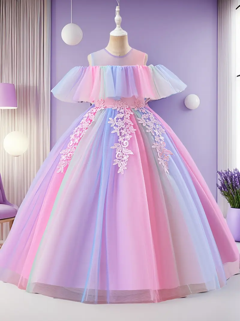 high end childrens formal dress elegant mesh princess dress - Temu Mauritius high end childrens formal dress elegant mesh princess dress - Temu Mauritius