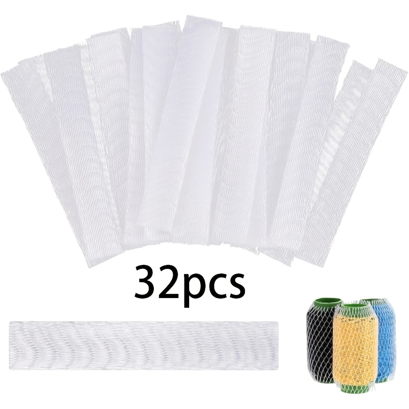 TEMU 32pcs Thread Net Spool Saver, Embroidery Machine Thread Spools Sleeve Nets For Different Sizes Of Embroidery Sewing Quilting Threads Spools And