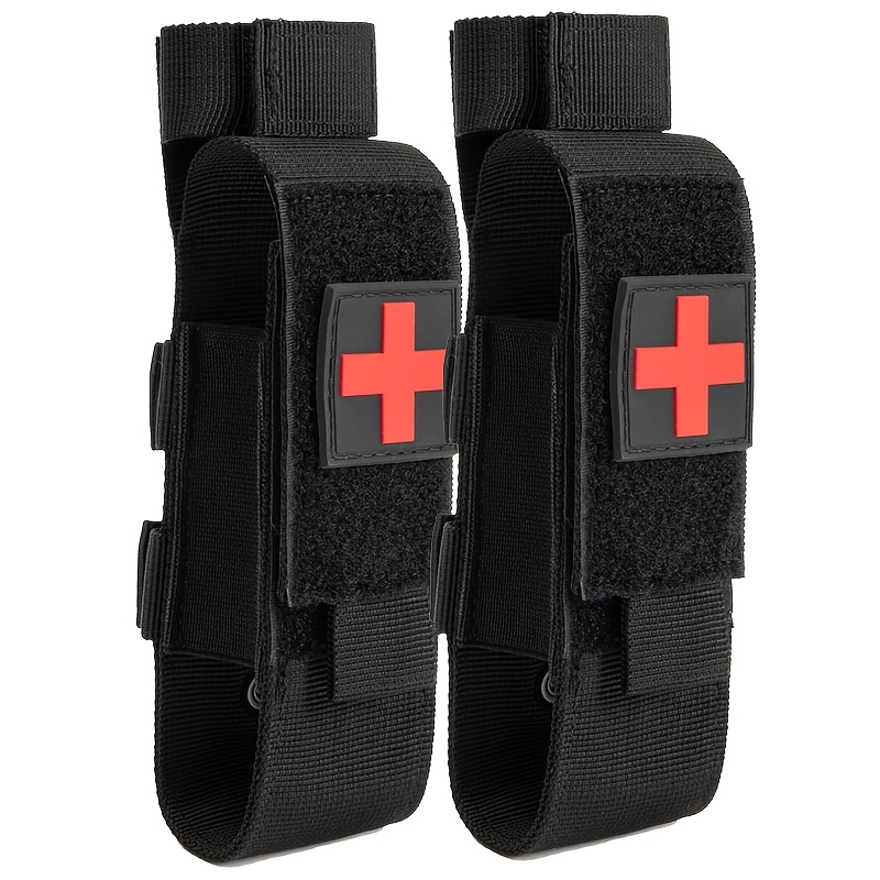 TEMU 2 Pack Pouch Multi-use Holder Compact Outdoor Pouch For Gear, Camping And Hiking Empty Bag