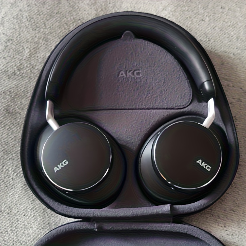AKG N9 Over-Ear Wireless Noise-Canceling Bluetooth Headphones with Call Mic, 2.4G Dual-Mode/Tri-Mode Gaming Music HiFi Headset, 3.5mm Jack, AKG