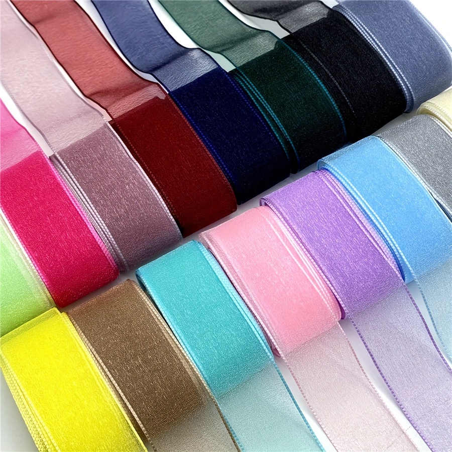 4cm x 45M Ruban Organza, Blanc Transparent de Ruban Organza, Rouleau de Ruban Organza, pour Emballage de Gâteaux Mariage Noël - Beaux-Arts et Loisirs créatifs