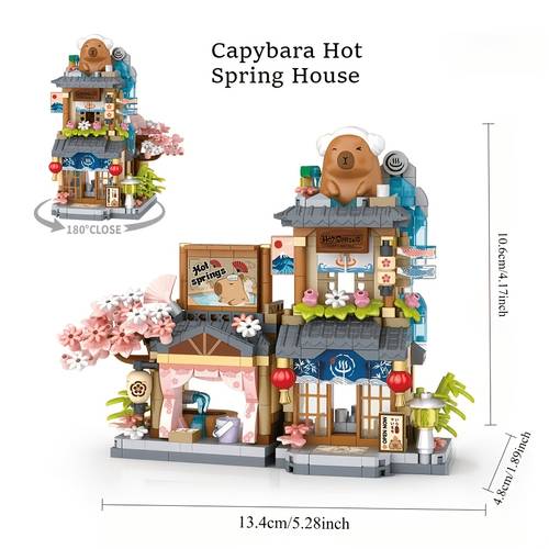 item picture stacking blocks toy bear rabbit panda capybara building bricks graduation birthday christmas gift for kids