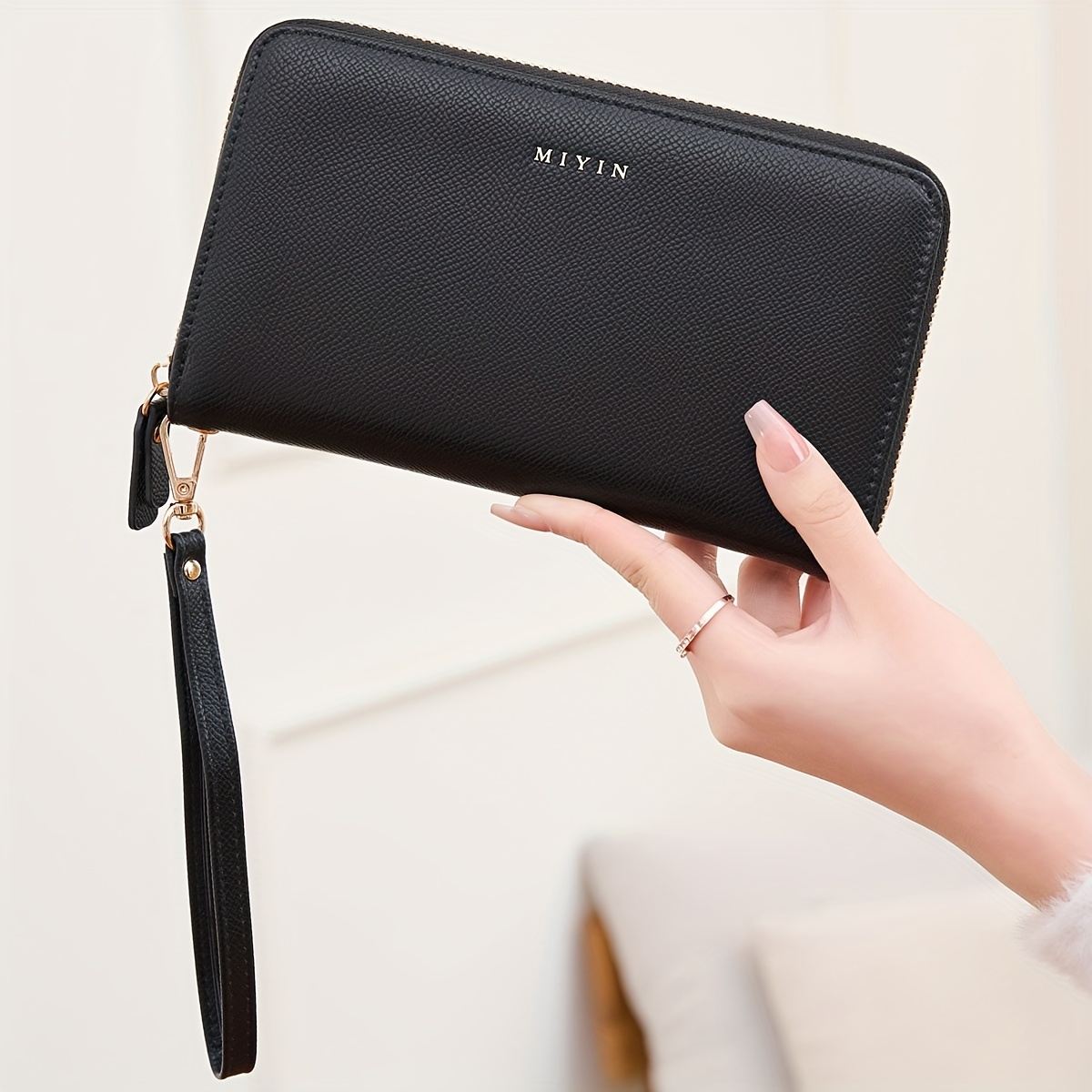 Women's Long Wallet, Large Capacity Wallet, With Multiple Bill Compartments, Fashionable Women's Wallet For Daily Use, Durable Material, Spacious Compartments, Women's Fashion Handbag