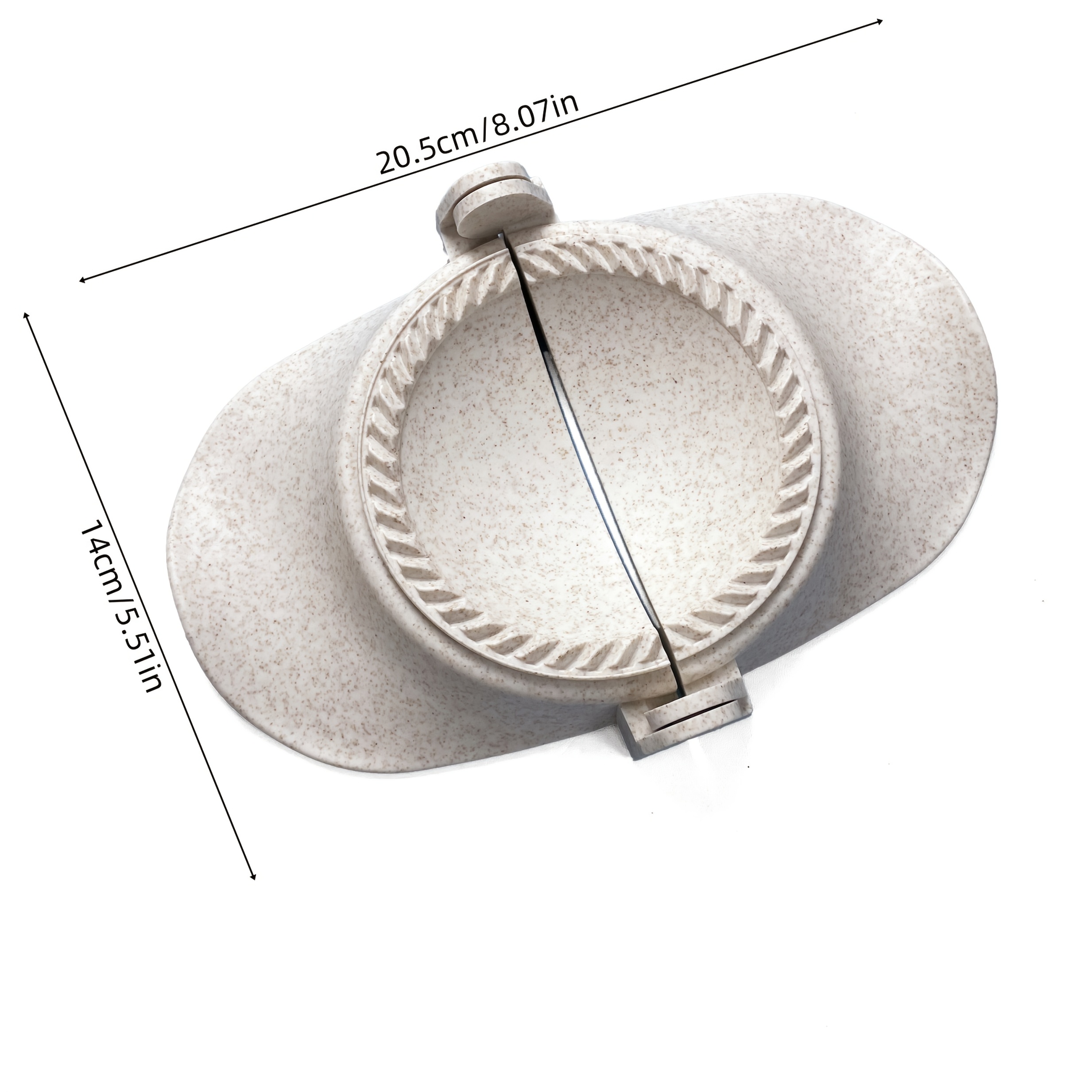 Wheat Straw Dumpling Maker, Creative Flower-shaped Dumpling Mold, Dumpling Clip, Oil Corner Press, Dumpling Making Tool
