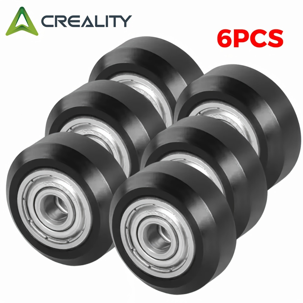 Creality Official 2-6pcs Assembly Pulley Gear Kit Black Mute Wear-resistant Round Wheel For 3d Printing Additions