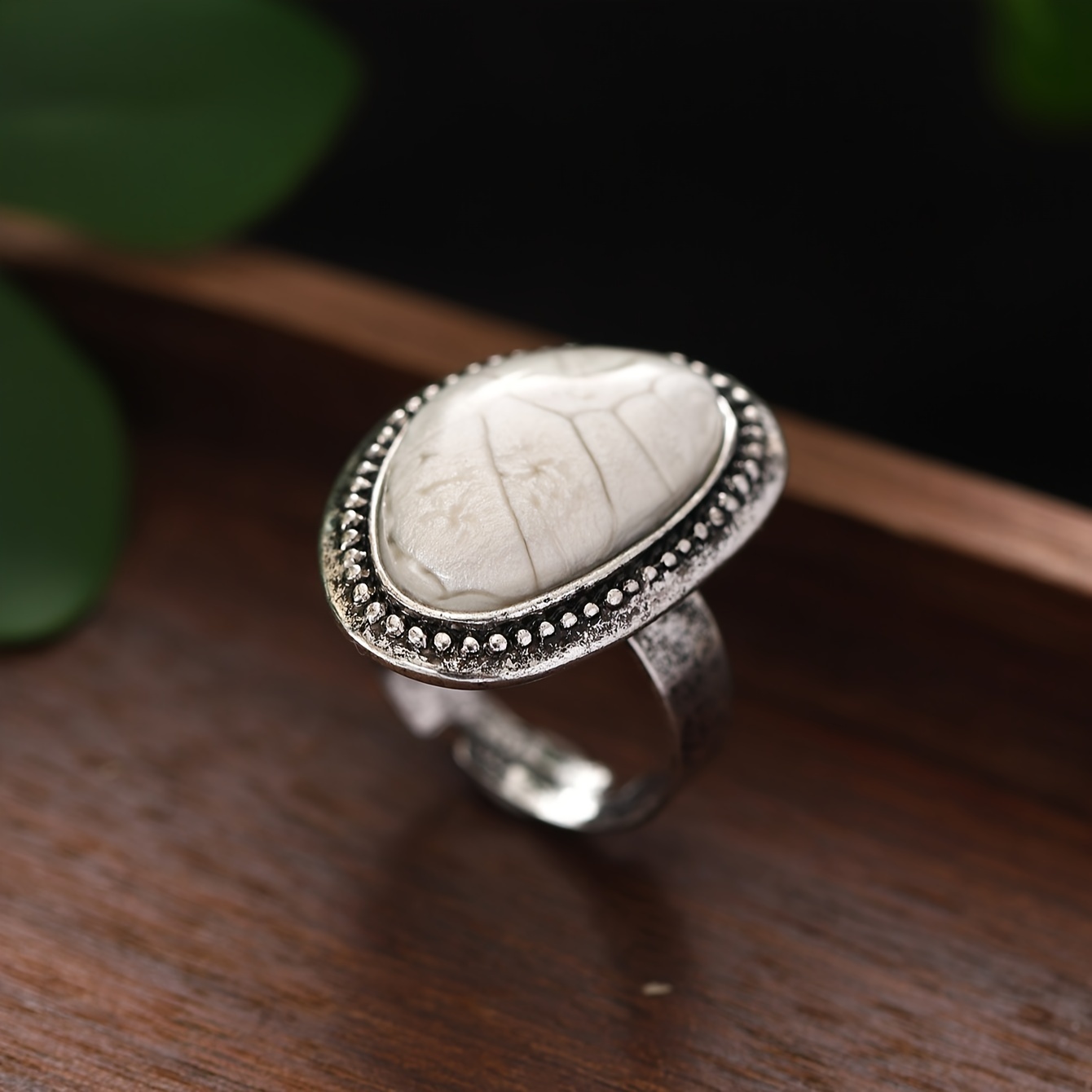 

Bague en résine - de en inoxydable plaqué de un et cadeau
