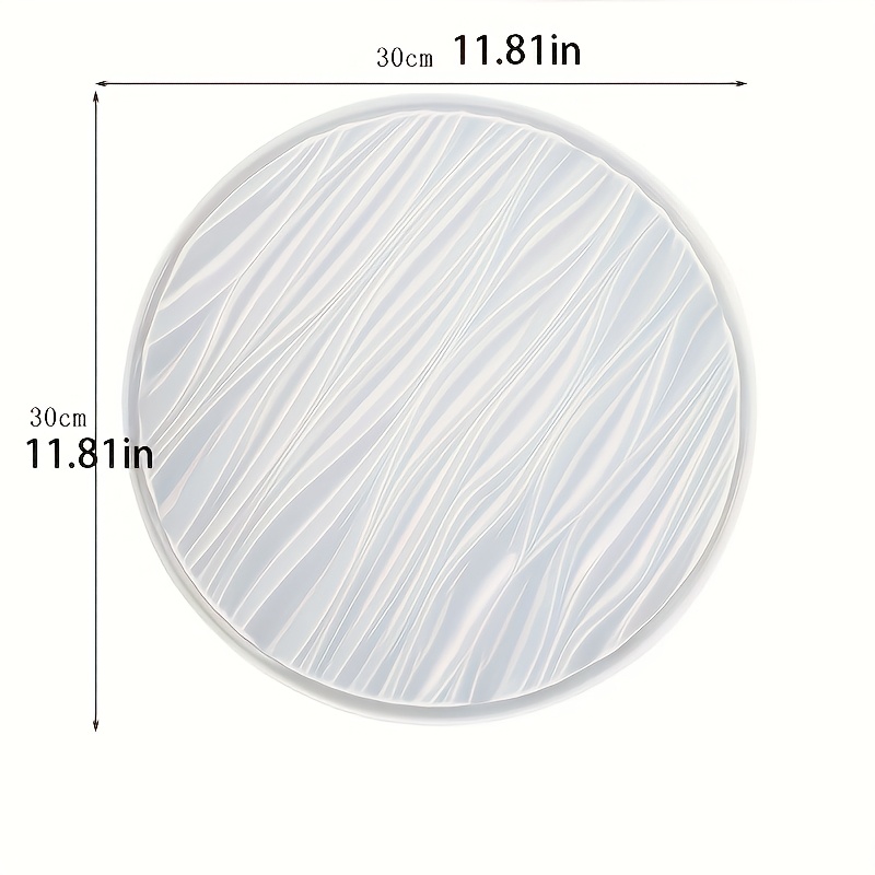 TEMU Grand Moule en Silicone pour Décoration Maison DIY - Plateau Réutilisable de Haute Qualité avec Design de Intricat, Parfait pour de Résine,