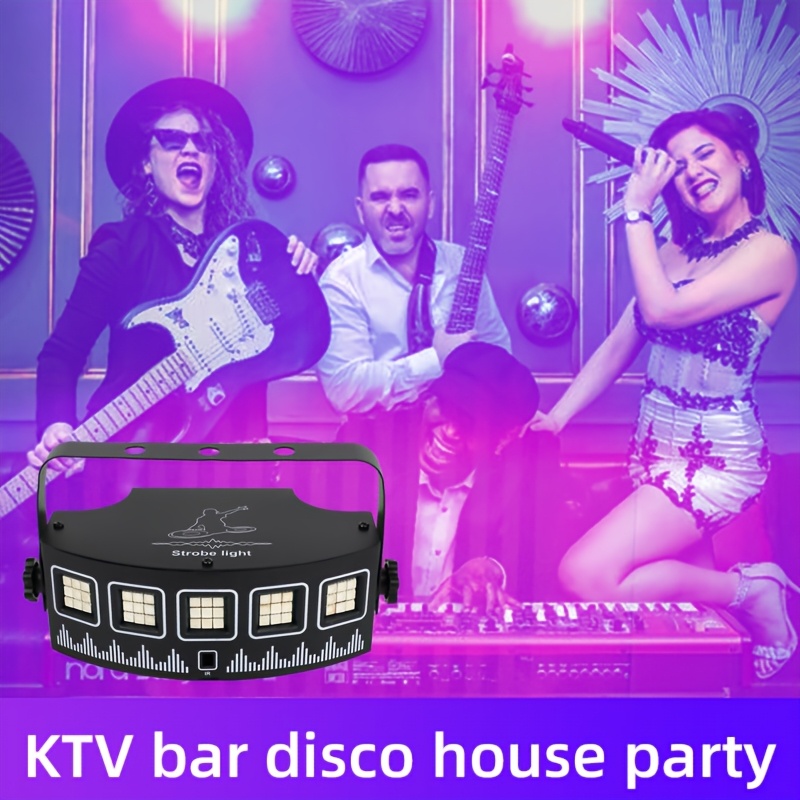TEMU 2/1 Pack Flower Dance Is A Cost-effective, Portable Usb-powered Led Stage Light Suitable For Performances, Ktv, Youth Haunted Houses, And Bar