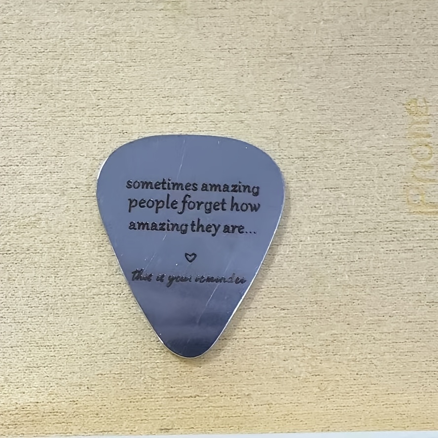 TEMU Sparkling People How Great Are. Stainless Steel Guitar Paddles Gently Small Gifts For Who Are In A Low Mood And Self . Warm Commemorative