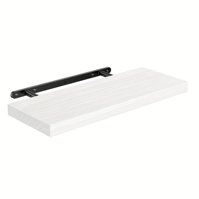 TEMU Wall-mounted Hidden Storage Shelf Wooden Wall Shelf Hanging Organizer Storage Board Bookshelf For Living Room Sofa Back L-shaped Bedroom Solid