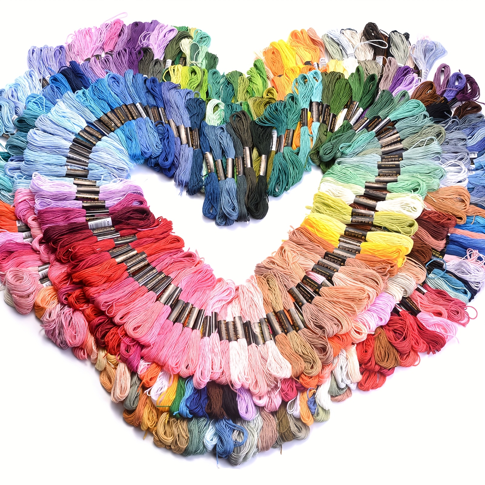 

1 Pack Of 447 Colors Random 50pcs For Embroidery Wall Hanging Diy Bracelets Machine Sewing And Handmade Crafts Making Accessories Beading Cords & , Beading Supplies