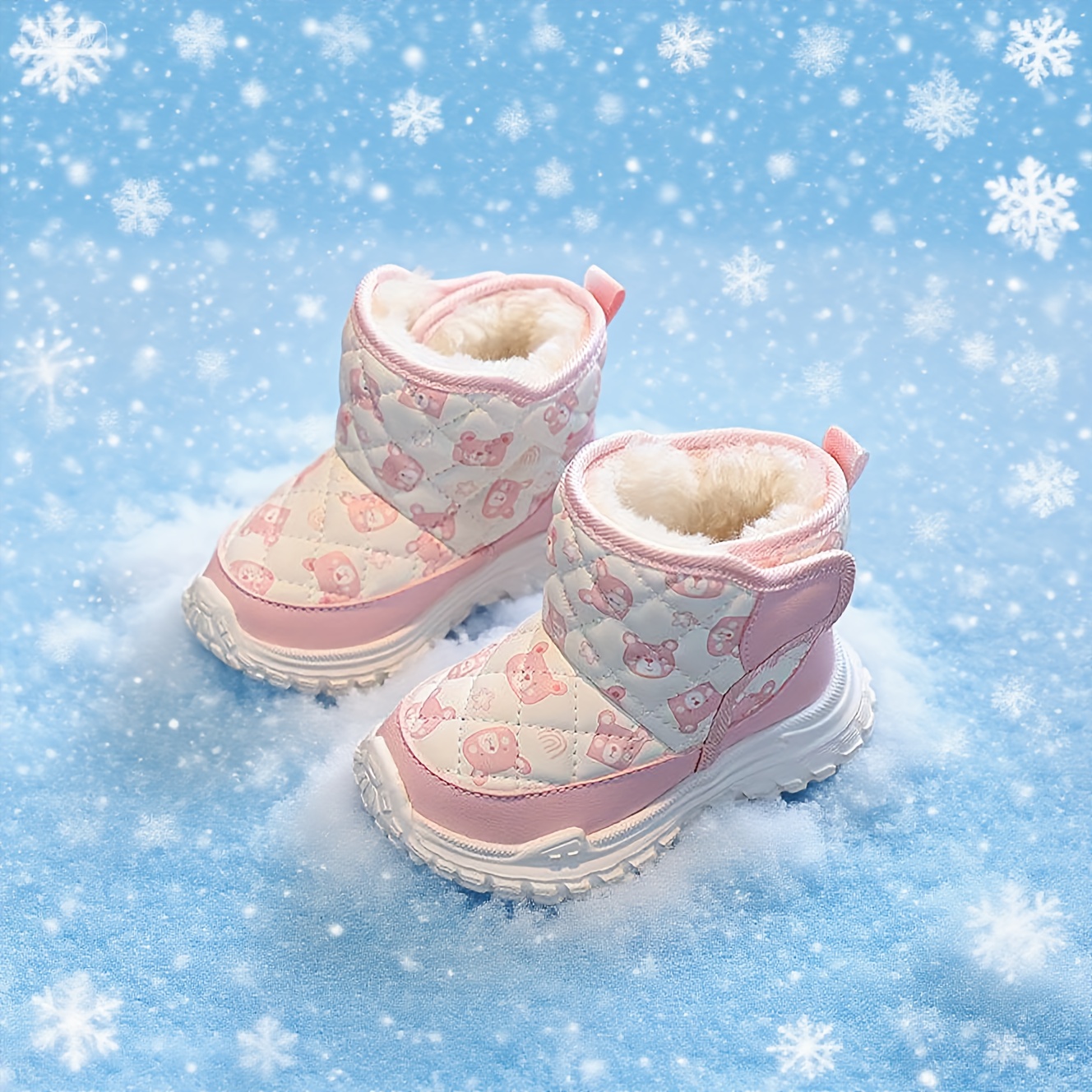 Winterstiefel Für Mädchen - Bequeme Knöchelstiefel Mit Weicher Sohle & Seitlichem Reißverschluss