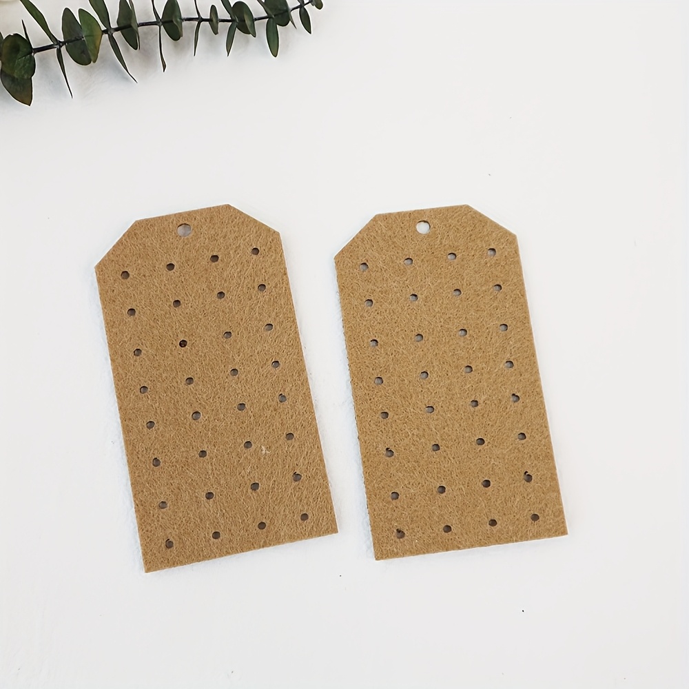 TEMU 2 Piezas Organizador de Aretes Mini para Viaje - Almacenamiento Colgante con Múltiples Compartimentos, Alfombrillas Decorativas y Etiquetas para