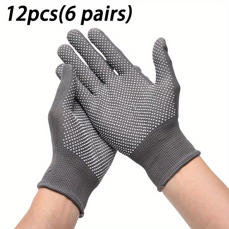 E-shop 12 Angelhandschuhe, Schwarz Grau, Vollfinger-Design, Angelzubehör, Fahrradhandschuhe, Dünne Atmungsaktive Handschuhe, Geeignet für