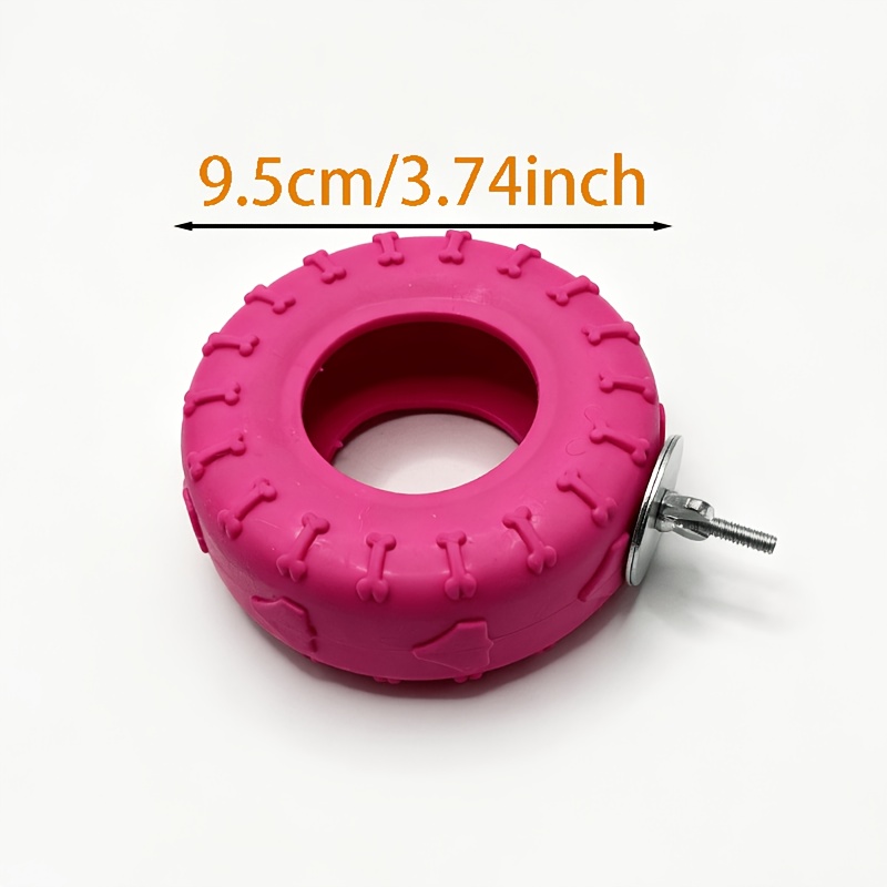 Honey Badger Large Tire Jumping Platform Toy, Cartoon Bone Pattern