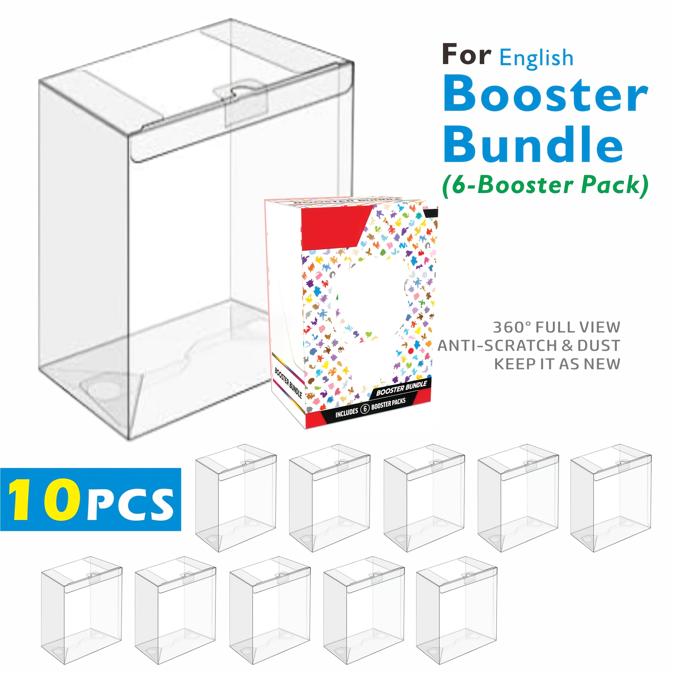 booster box plastic protector Amazon.com: Fidelis Pokemon Booster Box Protective Case (5 Pack) main image 1