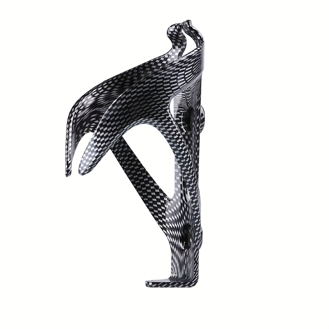 Image of Bicycle Water Bottle Holder, Carbon Patterned Abs Integrated Molding, Bike Water Bottle Holder, Lightweight Riding Equipment Additions