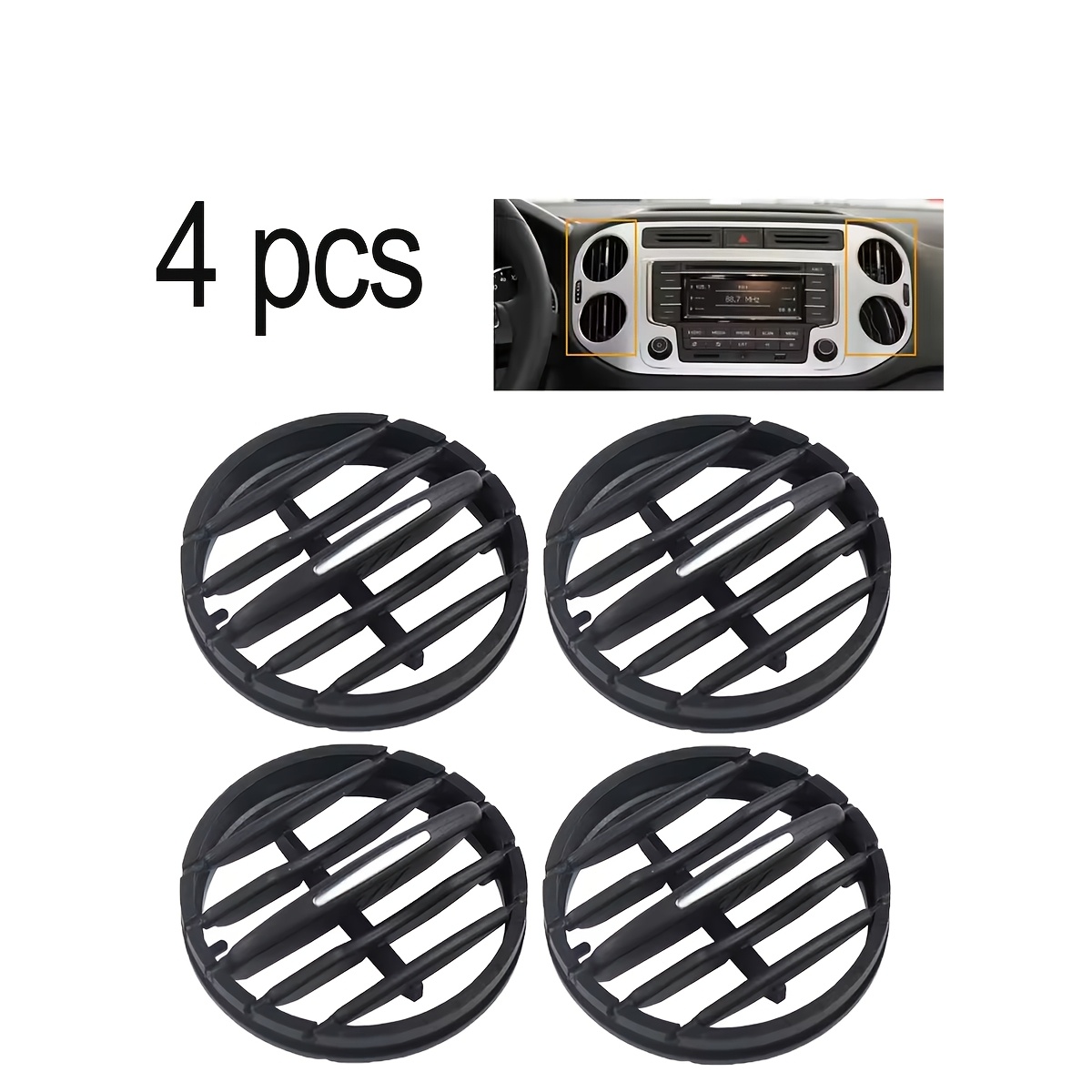 TEMU Center Cars Interior Air Conditioning Vents Grille Air Circulation Vent Cover 5n0858069 5n0819704 5n0819203 For Tiguan