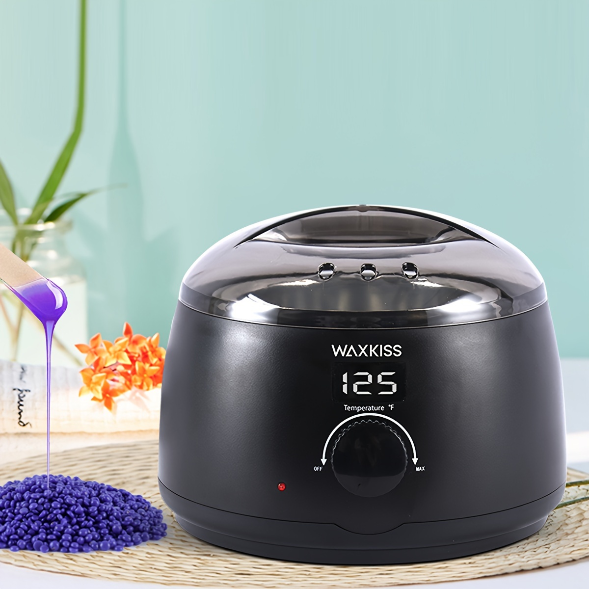 TEMU Waxkiss Hair Removal Wax Heater 500ml Large Capacity. Household Waxing Machine With Precise Temperature Control Suitable For Melting And Hair
