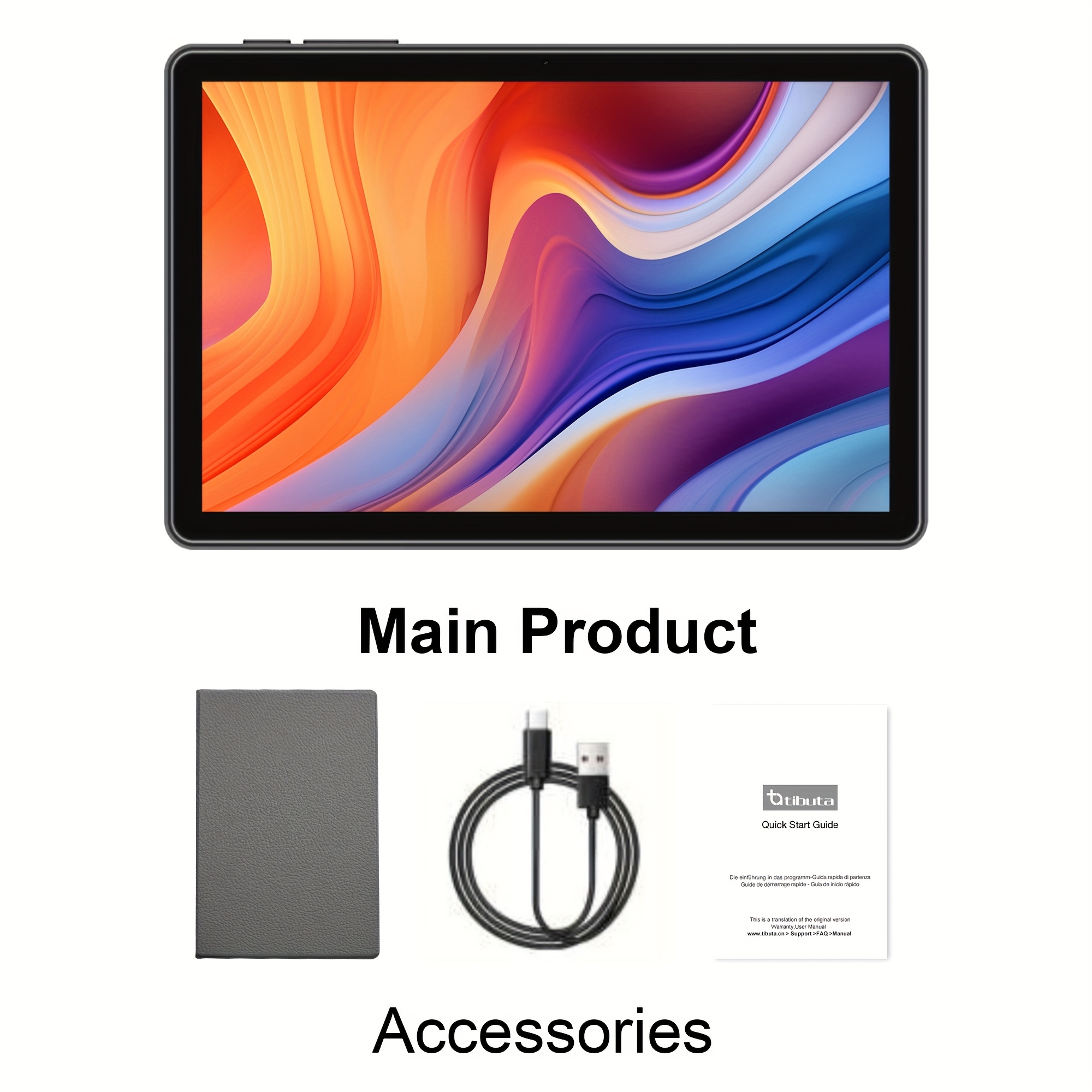 Image of 10-inch Smart Wifi Tablet, 14 -core Cpu Tablet, 1280x800 Ips Screen, 2.4g&5g Wifi/dual Camera/5000mah, , Office Tablet, Tablet, Pad