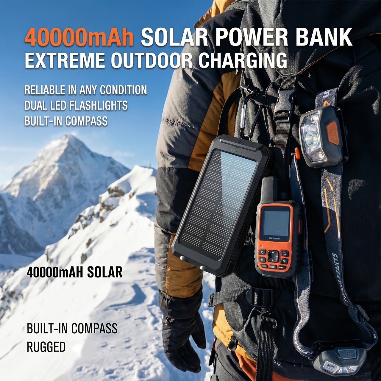 black 40000mAh