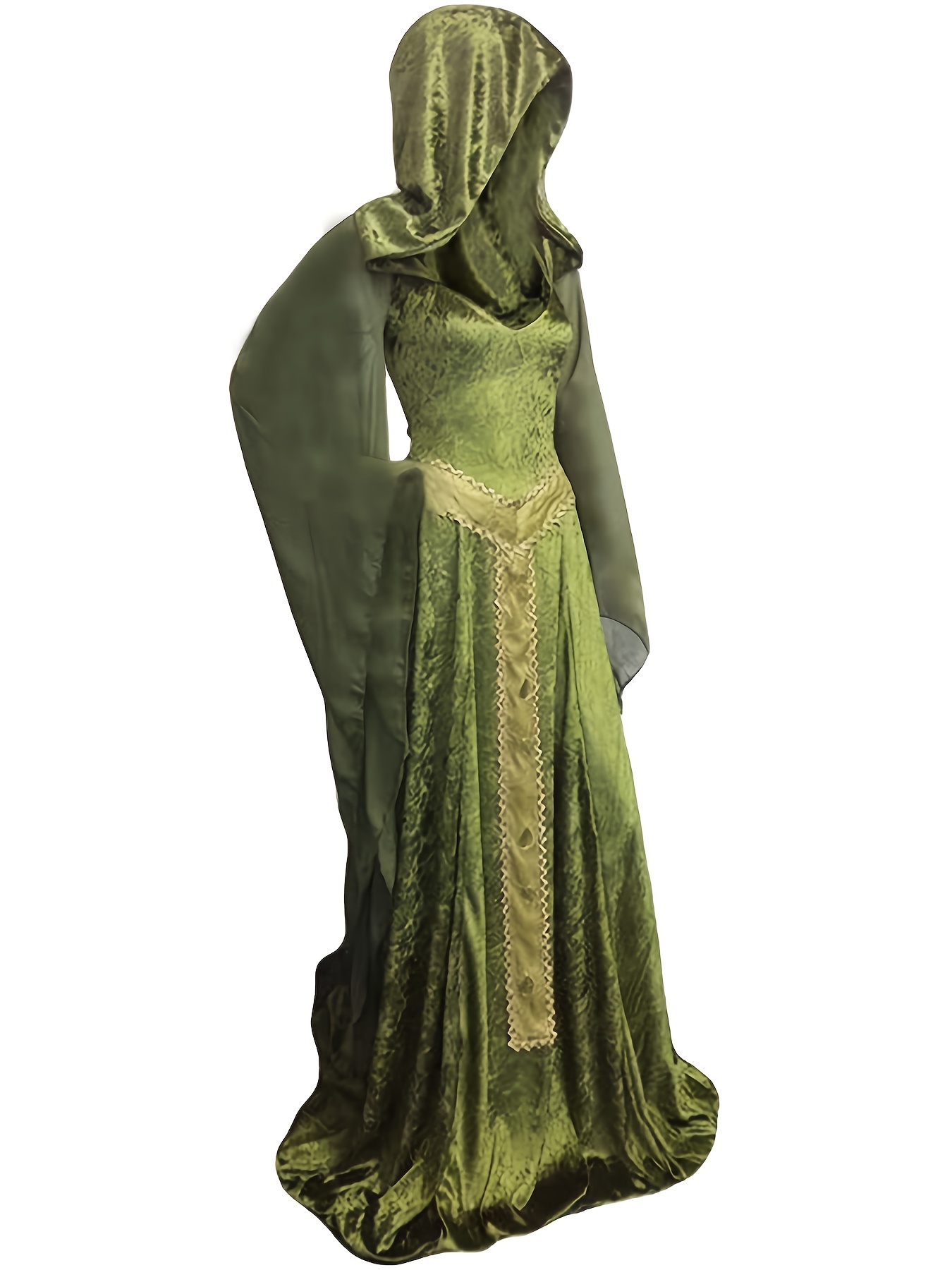 slim fit dress slacks Emerald Velvet Renaissance Dress main image 1