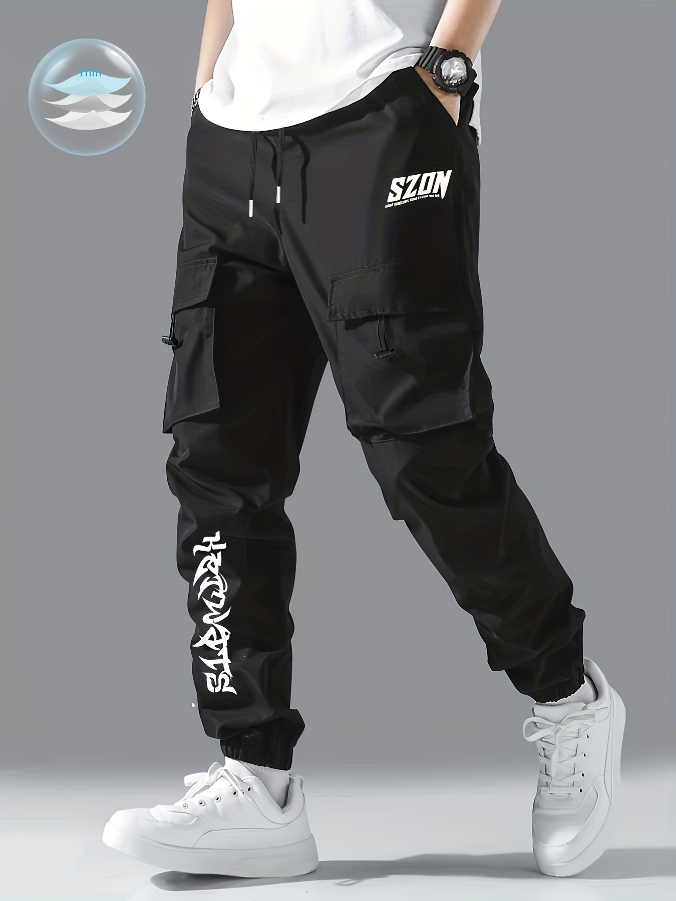 pantalón cargo hombre jogger de varon