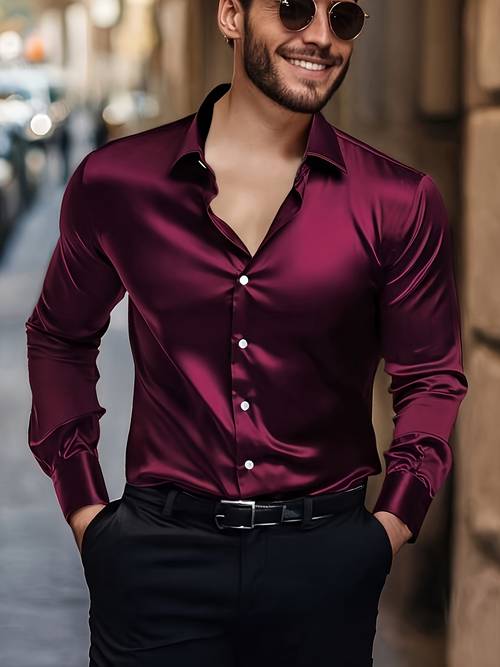 camisa de moda para hombre
