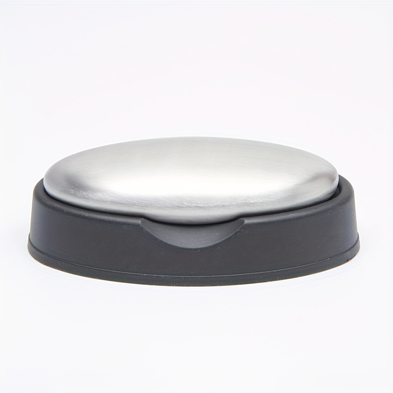 2pcs/set Stainless Steel Soap Dish And Holder - Easy To Clean And Organize